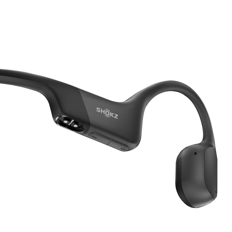 SHOKZ OpenRun Bone Conduction Sports Bluetooth Headphones - Black