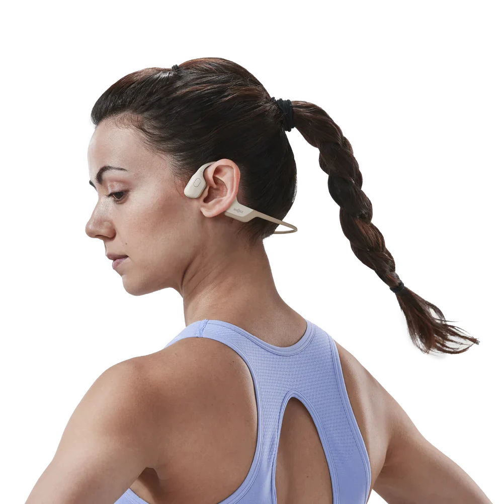 SHOKZ OpenRun Pro MINI Bone Conduction Sports Bluetooth Headphones - Beige