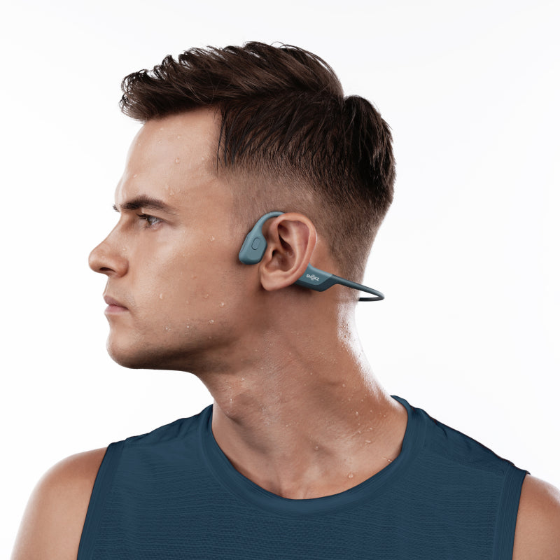 SHOKZ OpenRun Pro Bone Conduction Sports Bluetooth Headphones - Blue