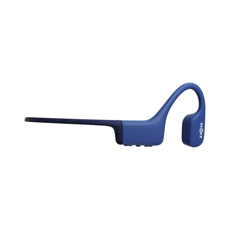 SHOKZ OpenSwim Waterproof Bone Conduction Swimming MP3 Player Headphones - Blue