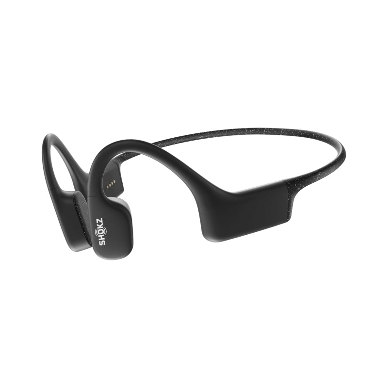 SHOKZ OpenSwim Waterproof Bone Conduction Swimming MP3 Player Headphones - Black