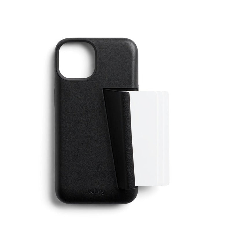 Bellroy Leather 3 Card Case iPhone 15 Pro Max - Black