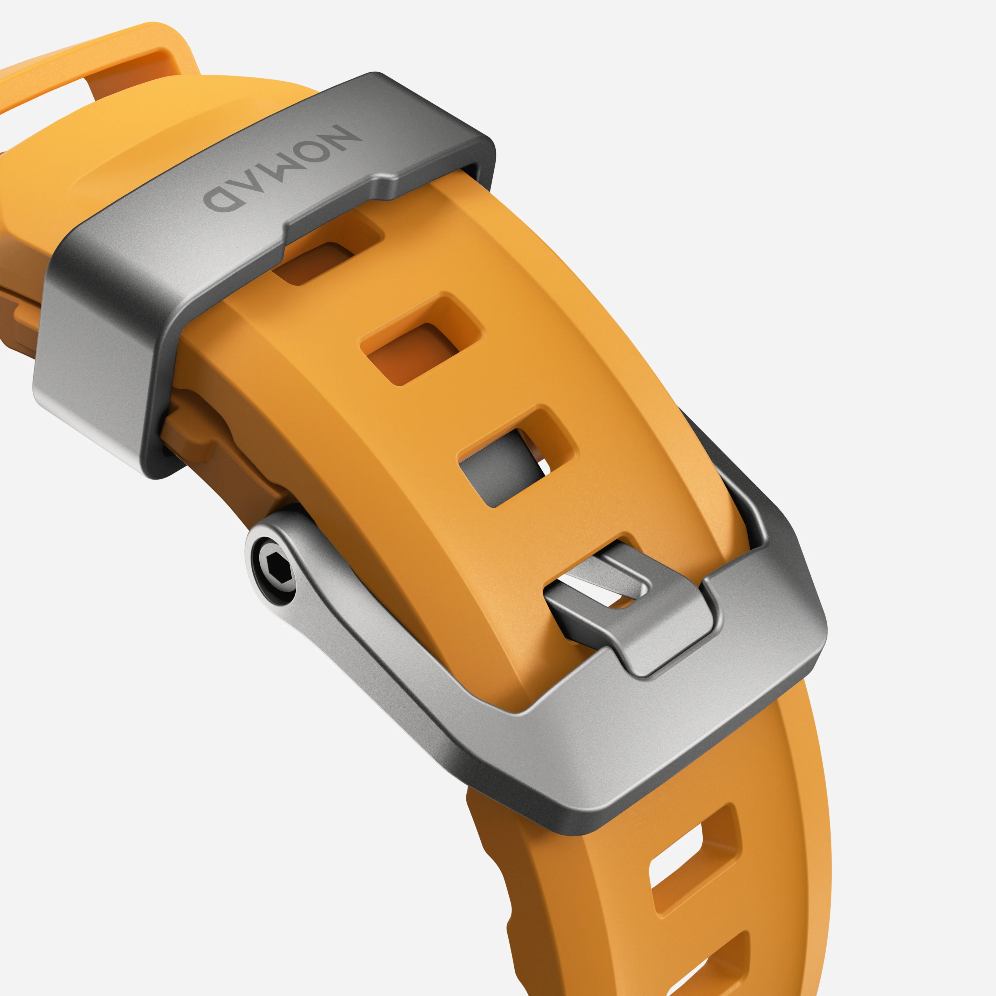 Nomad Rocky Point Band for Apple Watch 42-49 & Ultra 1 - 3 - Sol Yellow (Natural Hardware)