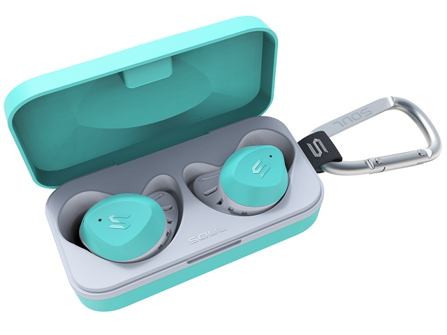 Soul S-Fit All Conditions True Wireless Earphones - Teal