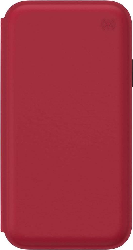 Speck Presidio Folio Leather for iPhone XS Max - Rouge Red