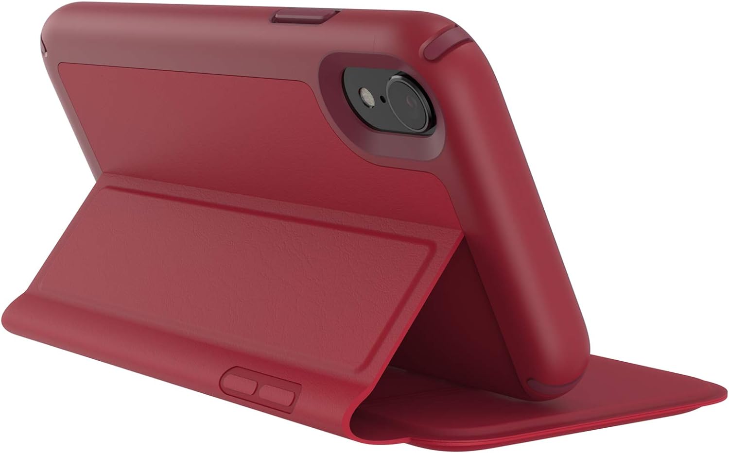 Speck Presidio Folio Leather for iPhone XS Max - Rouge Red