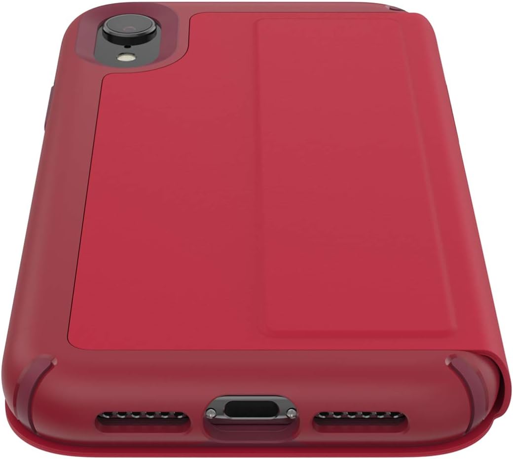 Speck Presidio Folio Leather for iPhone XS Max - Rouge Red