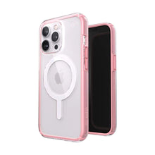 Load image into Gallery viewer, Speck Presidio Perfect Clear Impact Geometry &amp; MagSafe Case iPhone 13 Pro 6.1 - Pink