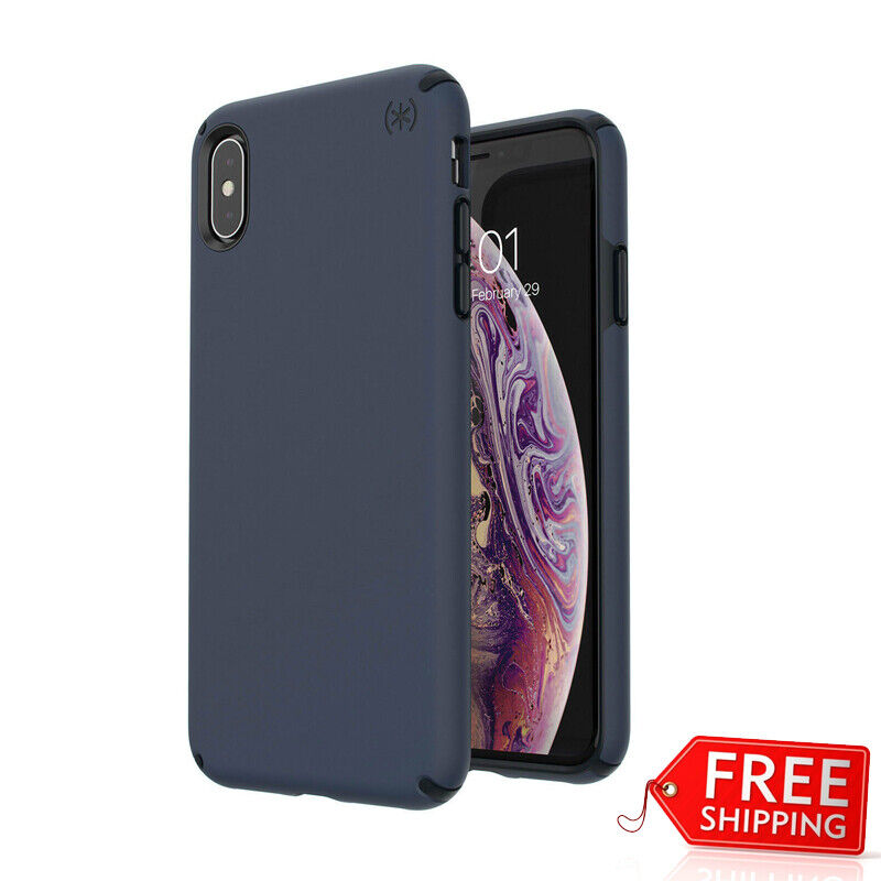 Speck Presidio Pro Slim Rugged Case For iPhone XS Max - Navy Blue