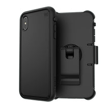 Load image into Gallery viewer, Speck Presidio Ultra with Belt Clip  holster for iPhone XR - Black