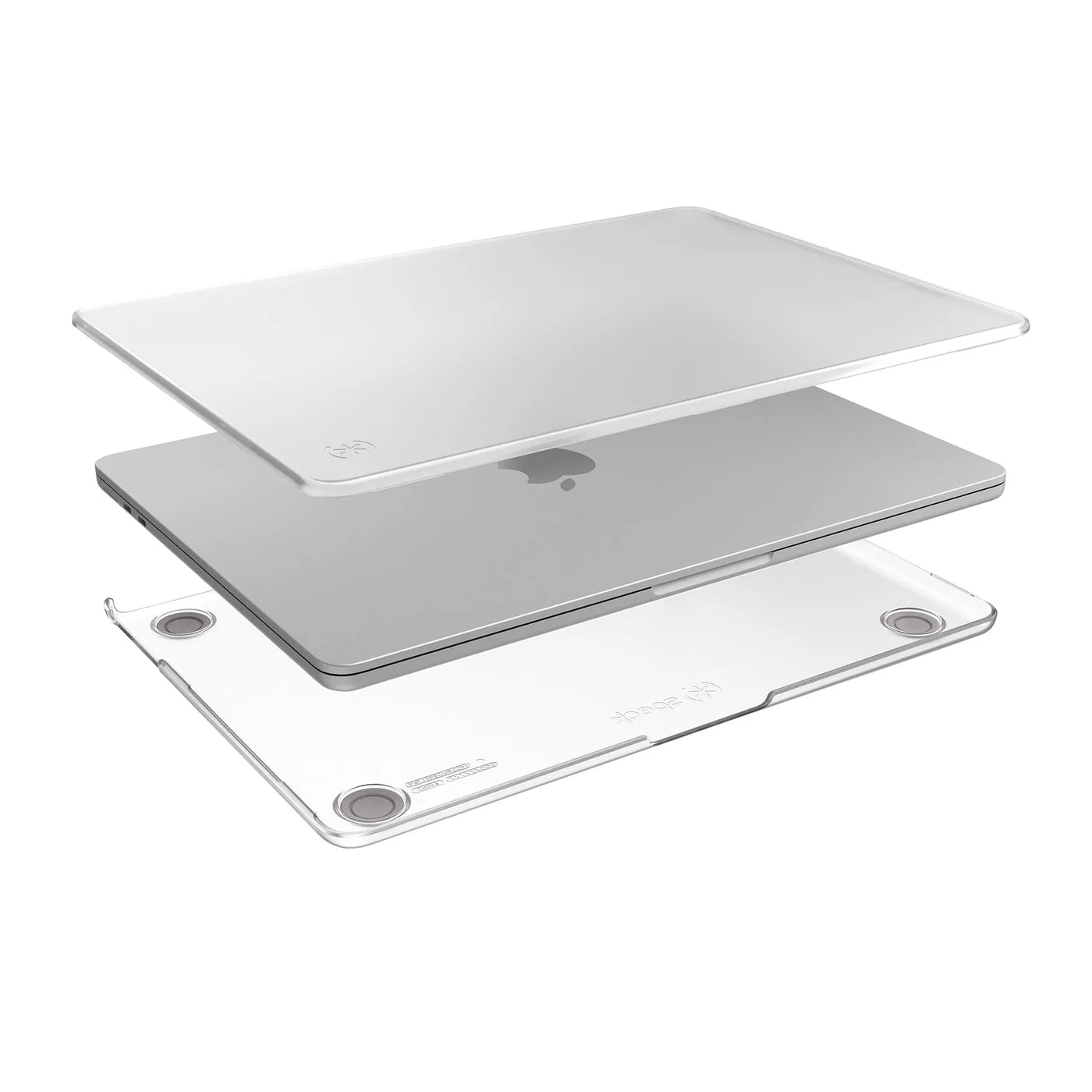 Speck Smart Shell Protective case Macbook Air 13 inch M2 / M3 / M4 2022-2025 Clear Translucent