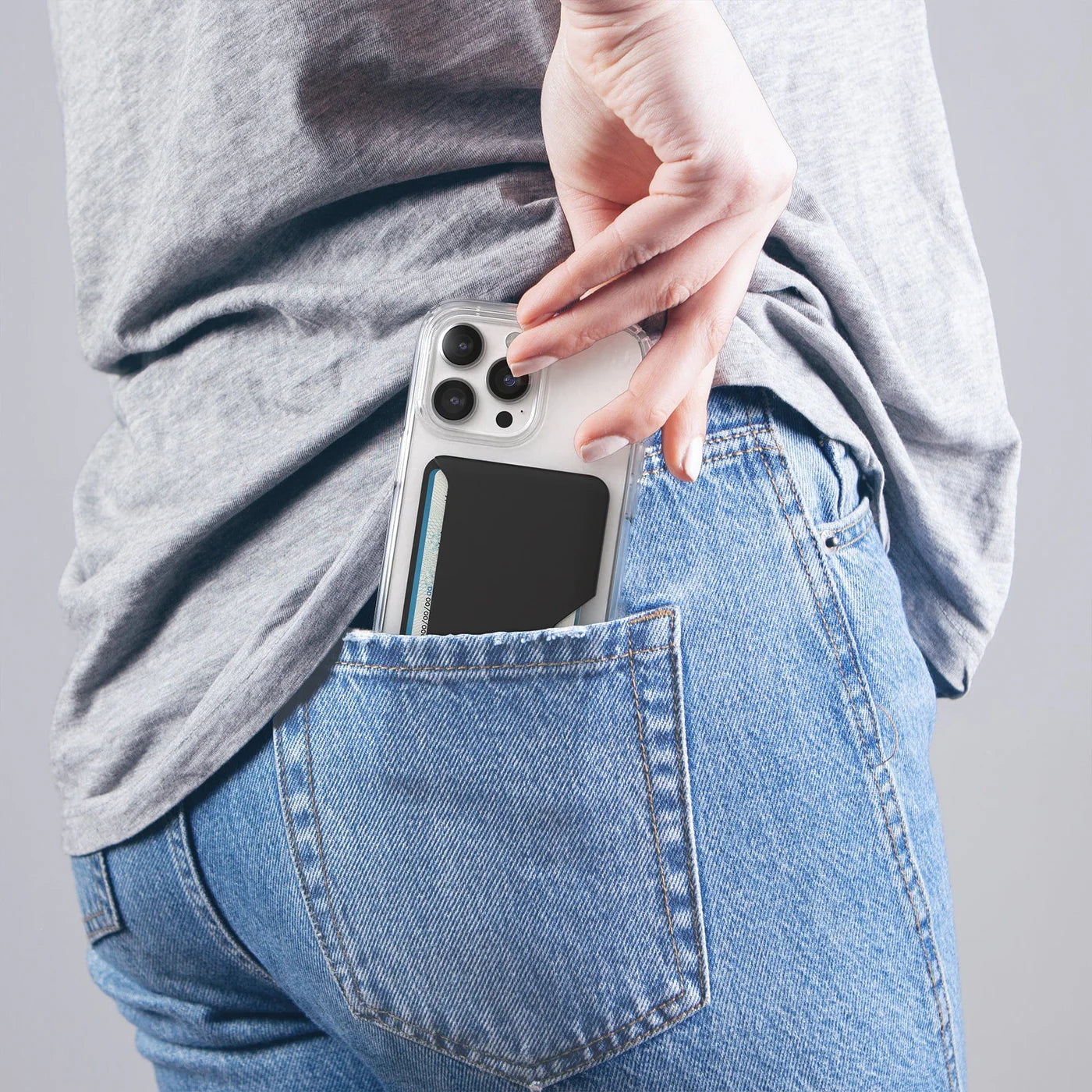 Speck Magnetic Wallet for MagSafe with ClickLock - Black