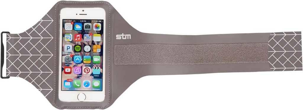 STM Sports Armband for iPhone SE 2022 / SE 2020 / 8 / 7 / 6 - Dark Grey