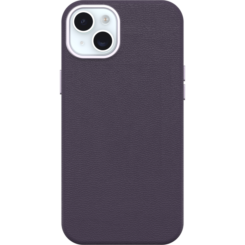 OtterBox Symmetry Cactus Leather MagSafe iPhone 15 Plus & 14 Plus 6.7 Case Plum Luxe Purple