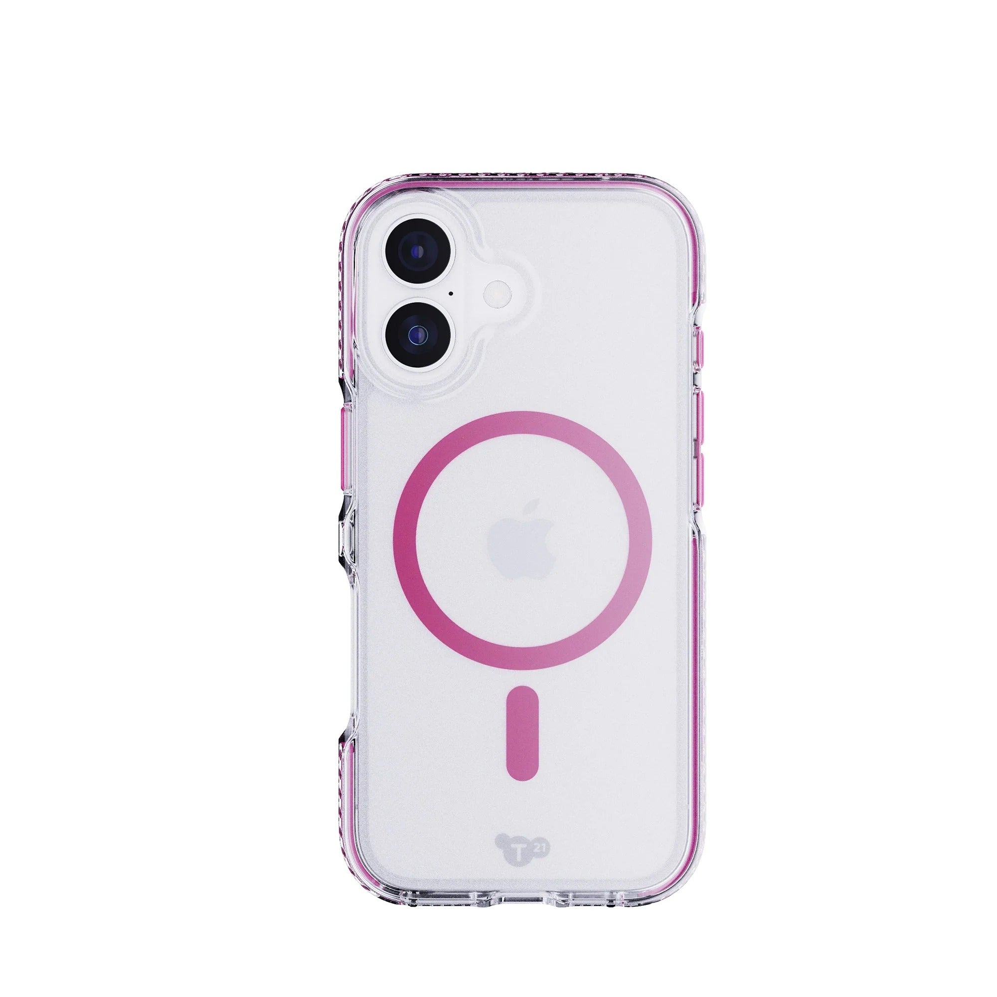 Tech21 EvoCrystal MagSafe Case iPhone 17 Standard - Clear/Pink