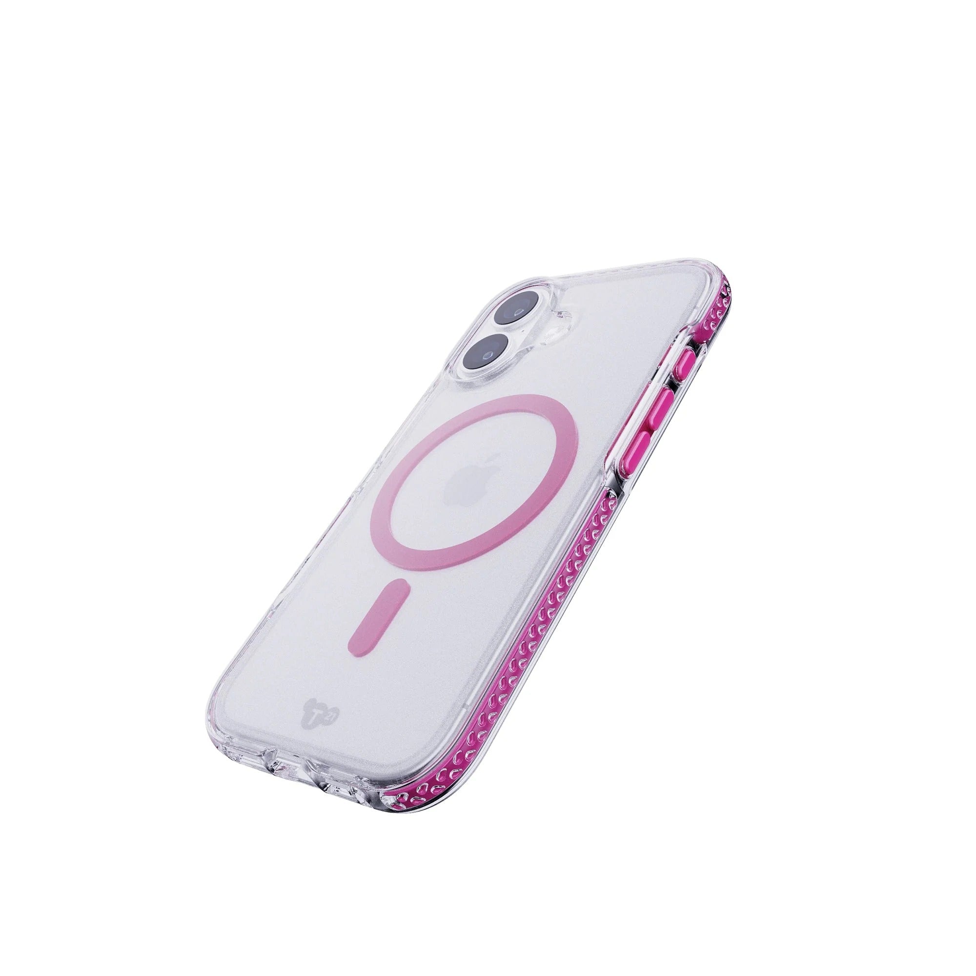 Tech21 EvoCrystal MagSafe Case iPhone 17 Standard - Clear/Pink