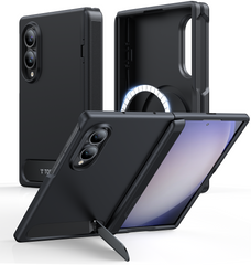 Torras OStand L1 Guardian Kickstand Protective Case Samsung Z Fold 8 Standard - Black