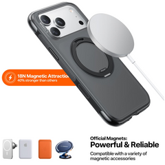 Torras Ostand R Air MagSafe Case iPhone 17 Pro - Black