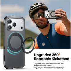 Torras Ostand R Air MagSafe Case iPhone 17 Pro - Black