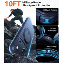 Torras Ostand Pro MagSafe Case iPhone 17 Pro Max - Blue