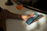 Twelve South SurfacePad Leather Wallet Cover iPhone XS / X - Blue - BONUS Screen Protector