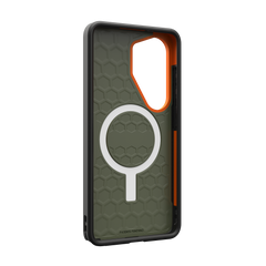 UAG Civilian Case with Magnets for Samsung Galaxy S26 Ultra - Olive Drab / Orange