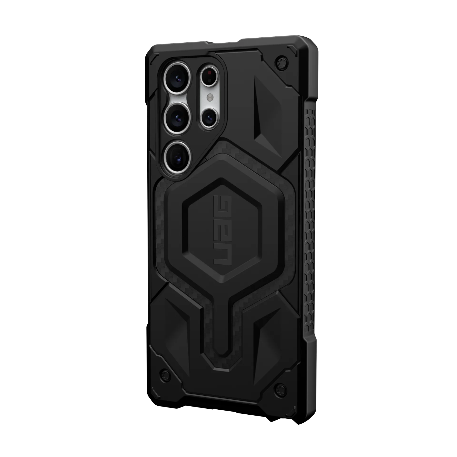 UAG Monarch Pro Rugged Case & Magnet Samsung S23 Ultra 5G 6.8 - Carbon Fibre