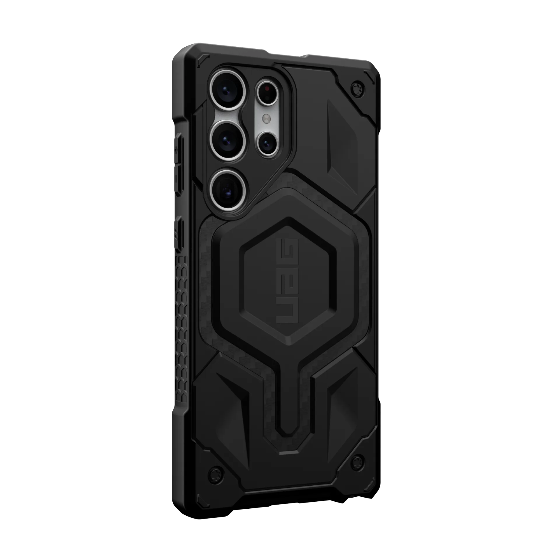 UAG Monarch Pro Rugged Case & Magnet Samsung S23 Ultra 5G 6.8 - Carbon Fibre