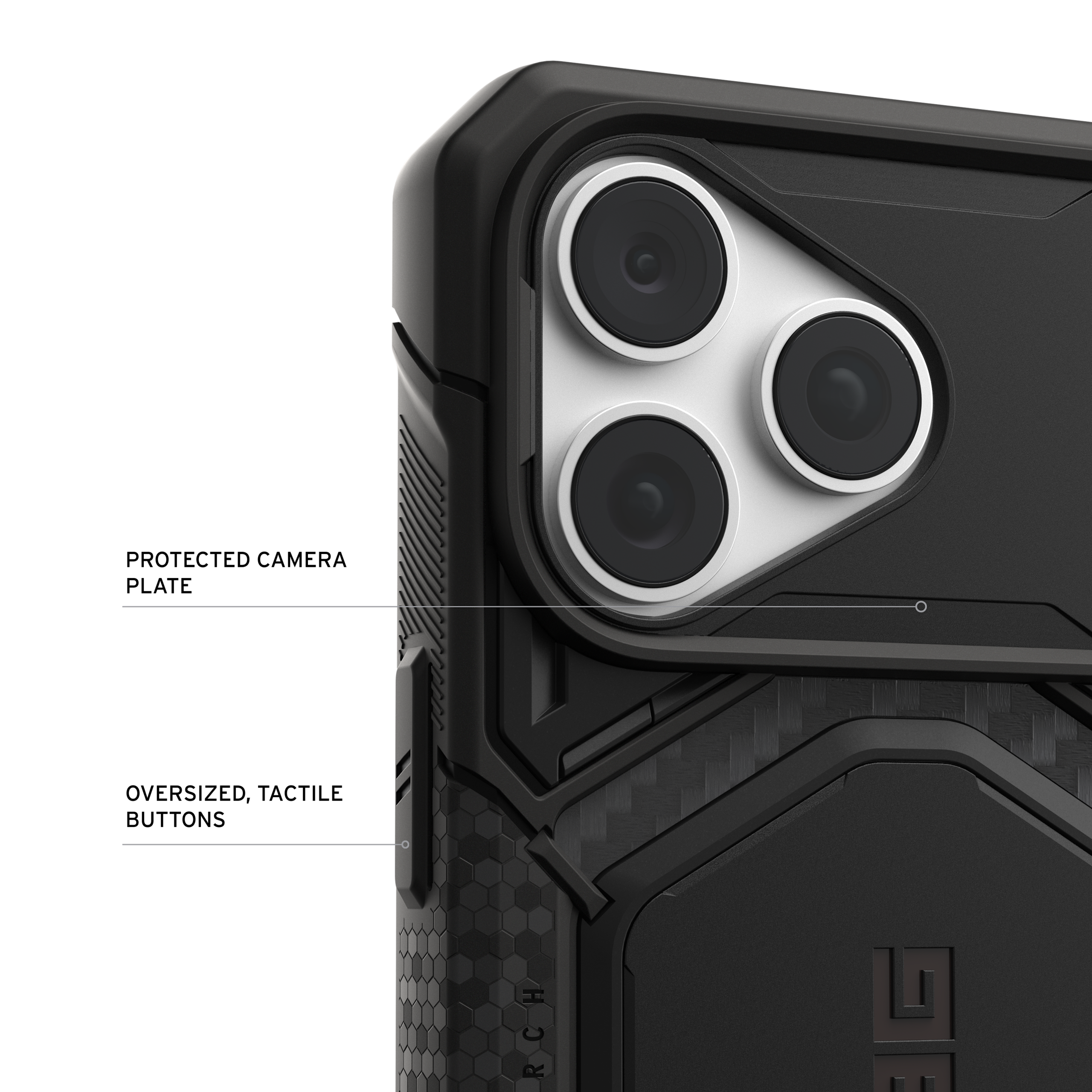 UAG Monarch Pro Case for iPhone 18 Pro 6.3 - Carbon Fiber