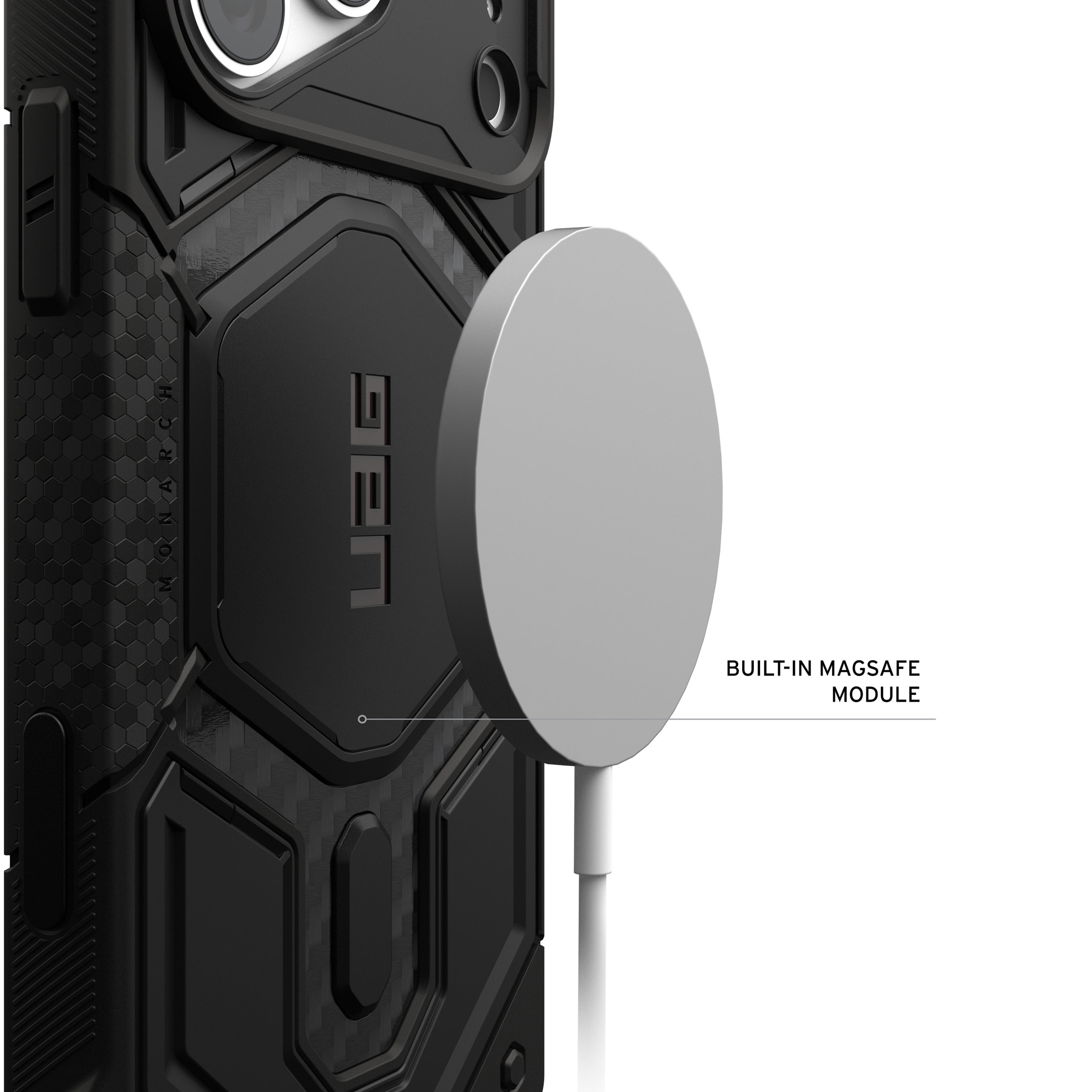 UAG Monarch Pro Case & Camera Button iPhone 18 Pro Max / 17 Pro Max 6.9 - Carbon Fiber