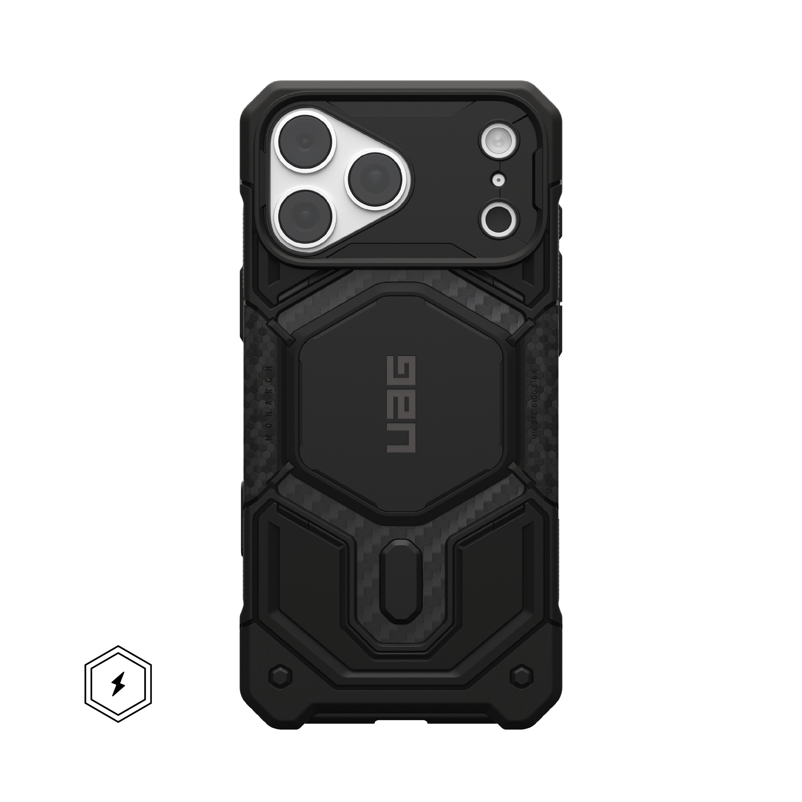 UAG Monarch Pro Case & Camera Button iPhone 18 Pro Max / 17 Pro Max 6.9 - Carbon Fiber