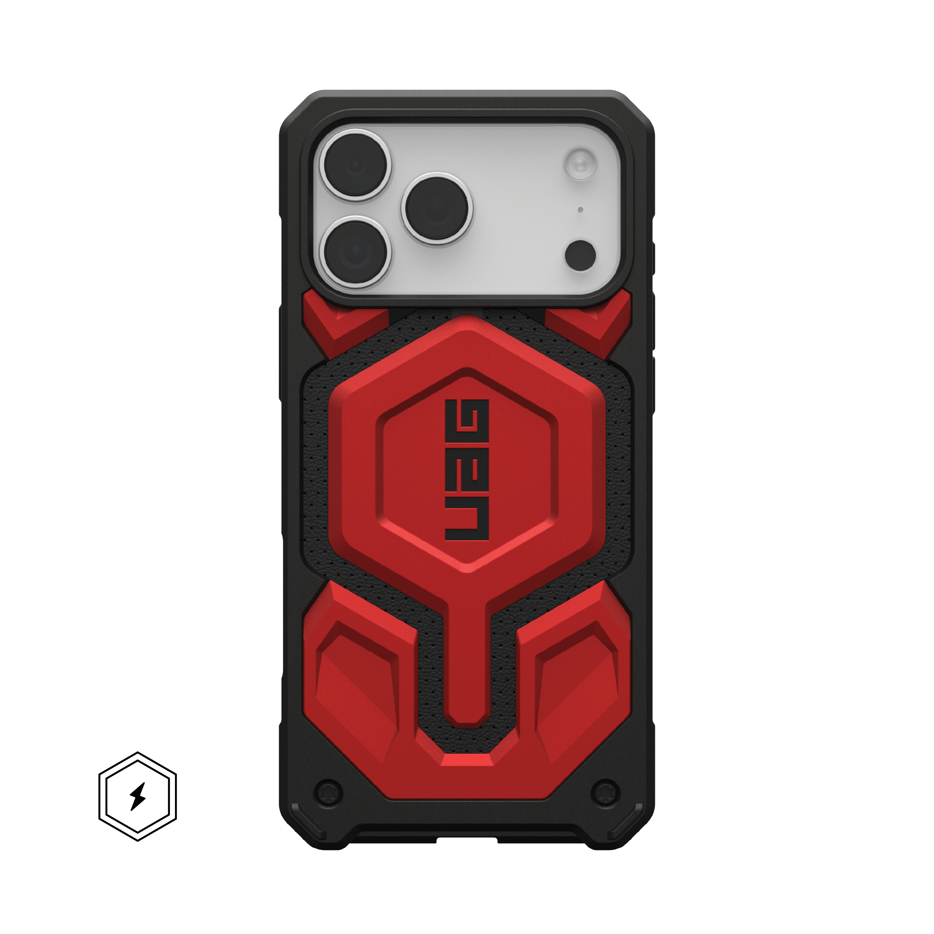 UAG Monarch Pro MagSafe Case for iPhone 17 Pro Max – Crimson