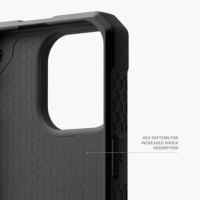 UAG Monarch Pro Rugged MagSafe Case iPhone 15 Pro 6.1 Black