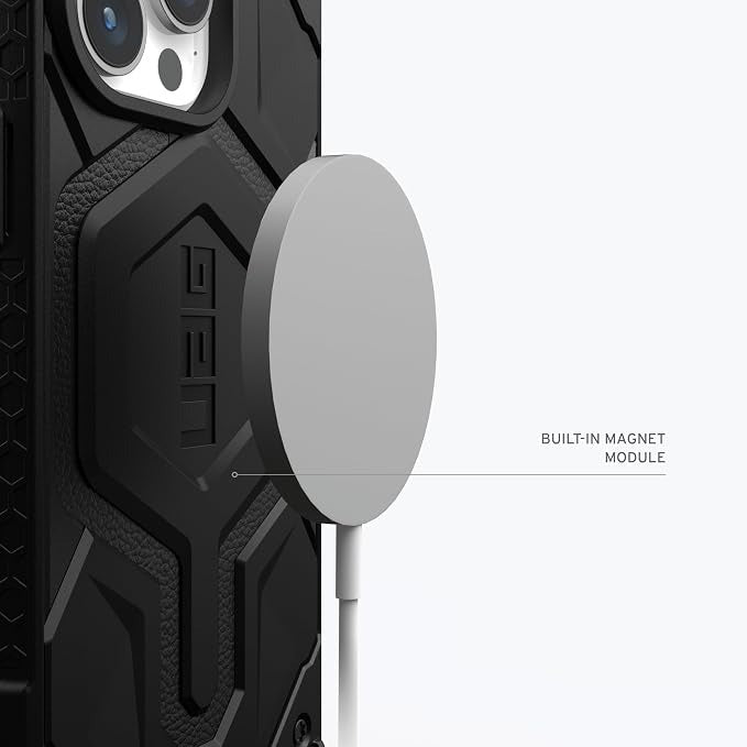 UAG Monarch Pro Rugged MagSafe Case iPhone 15 Pro 6.1 Black