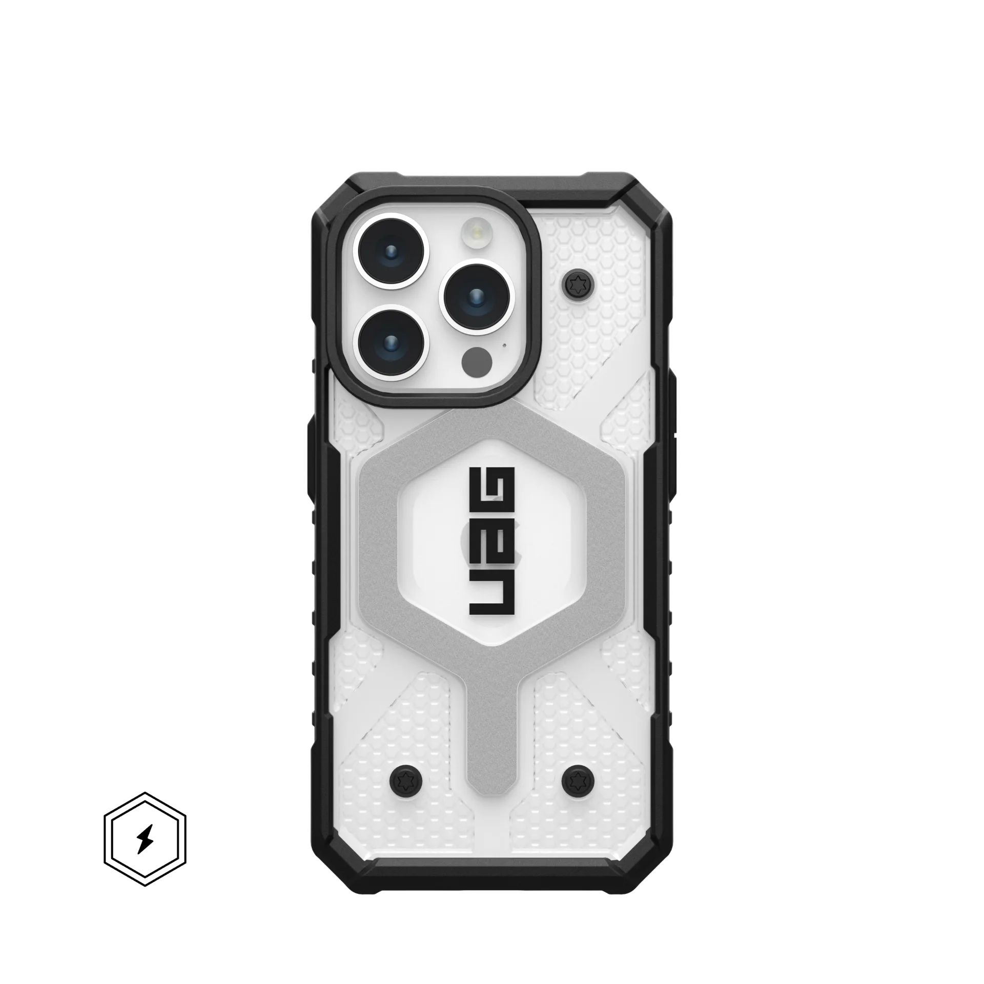 UAG Pathfinder MagSafe Case iPhone 16e / 15 / 14/ 13 Standard 6.1 - Ice