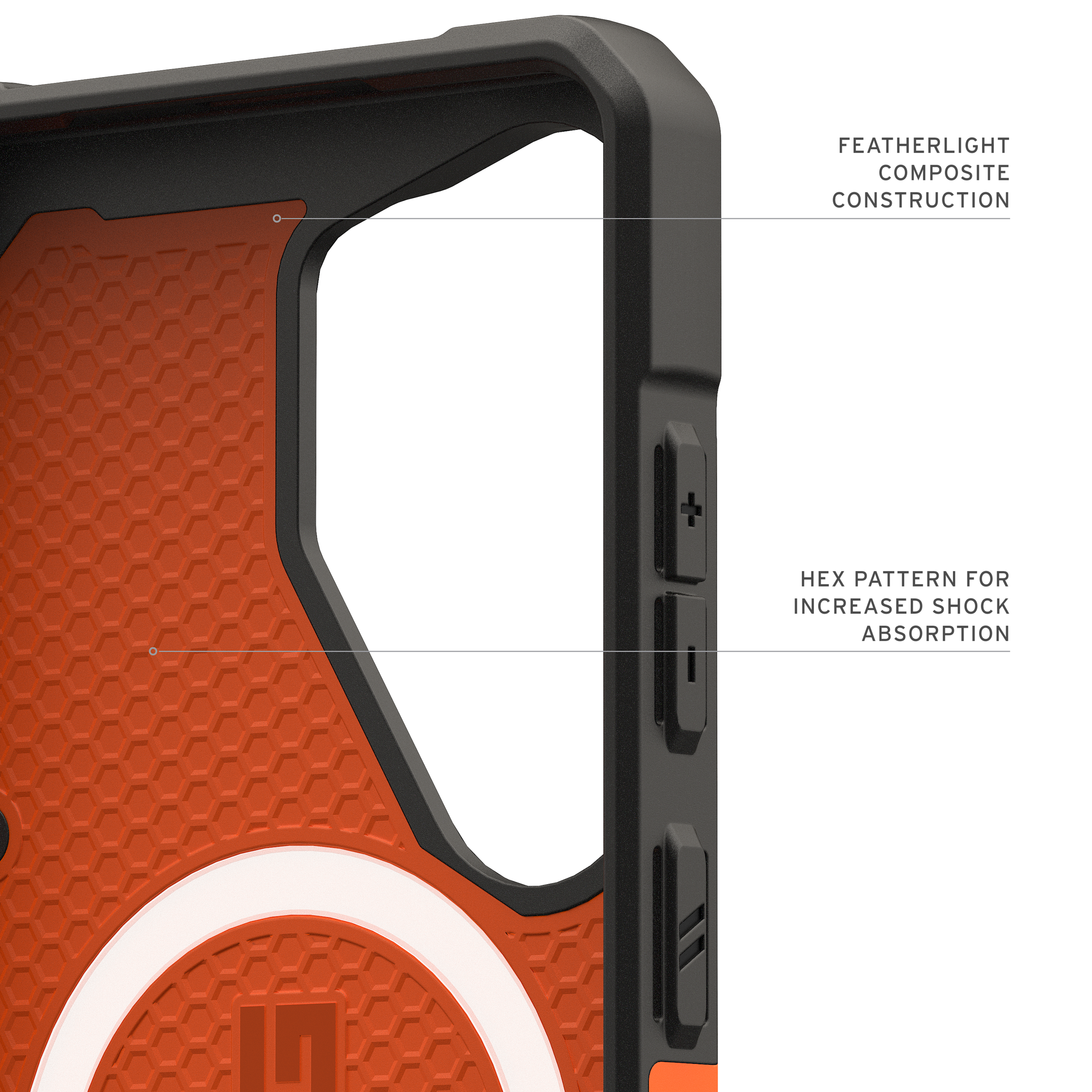 UAG Pathfinder Case with Magnets for Samsung Galaxy S26 Ultra - Orange
