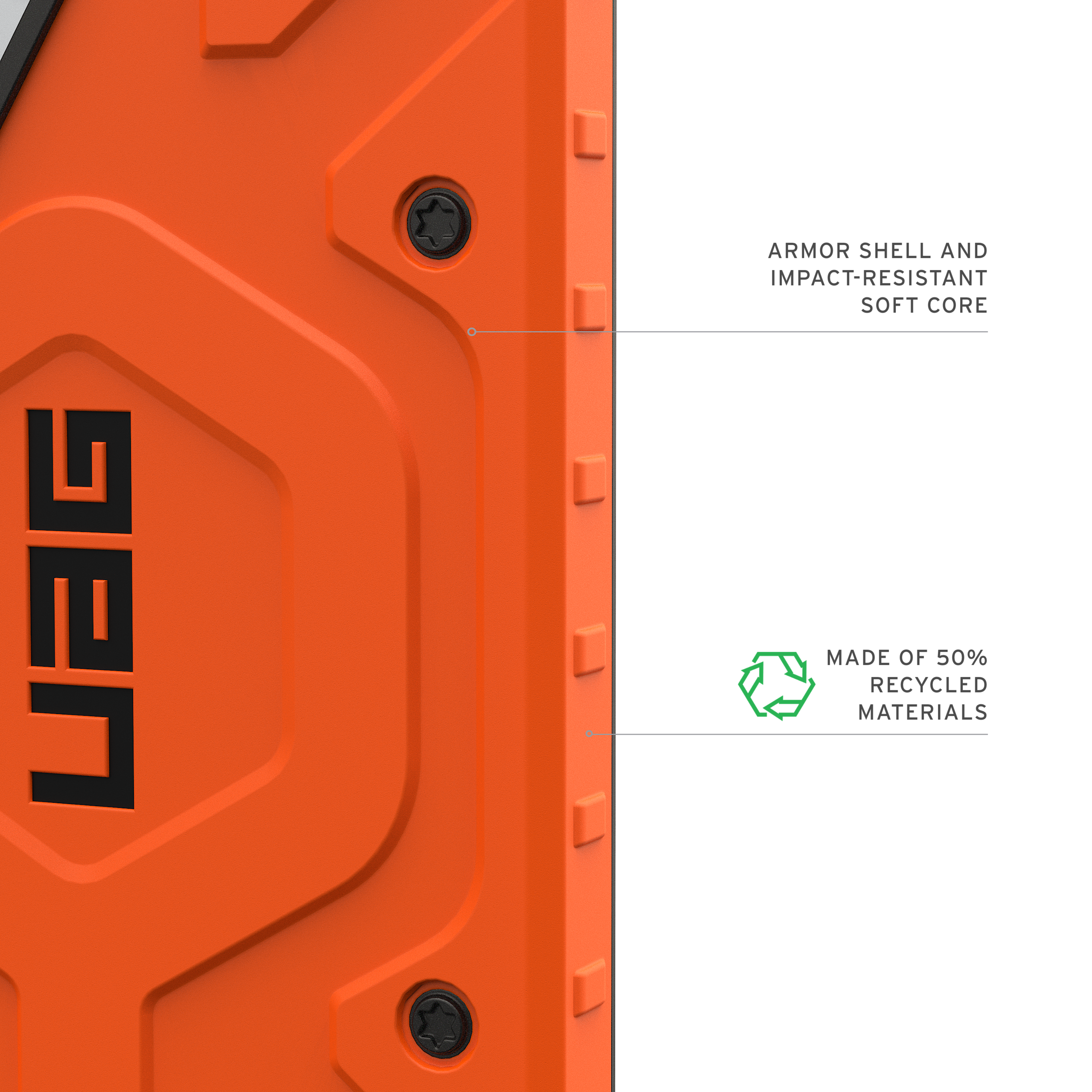 UAG Pathfinder Case with Magnets for Samsung Galaxy S26 Ultra - Orange