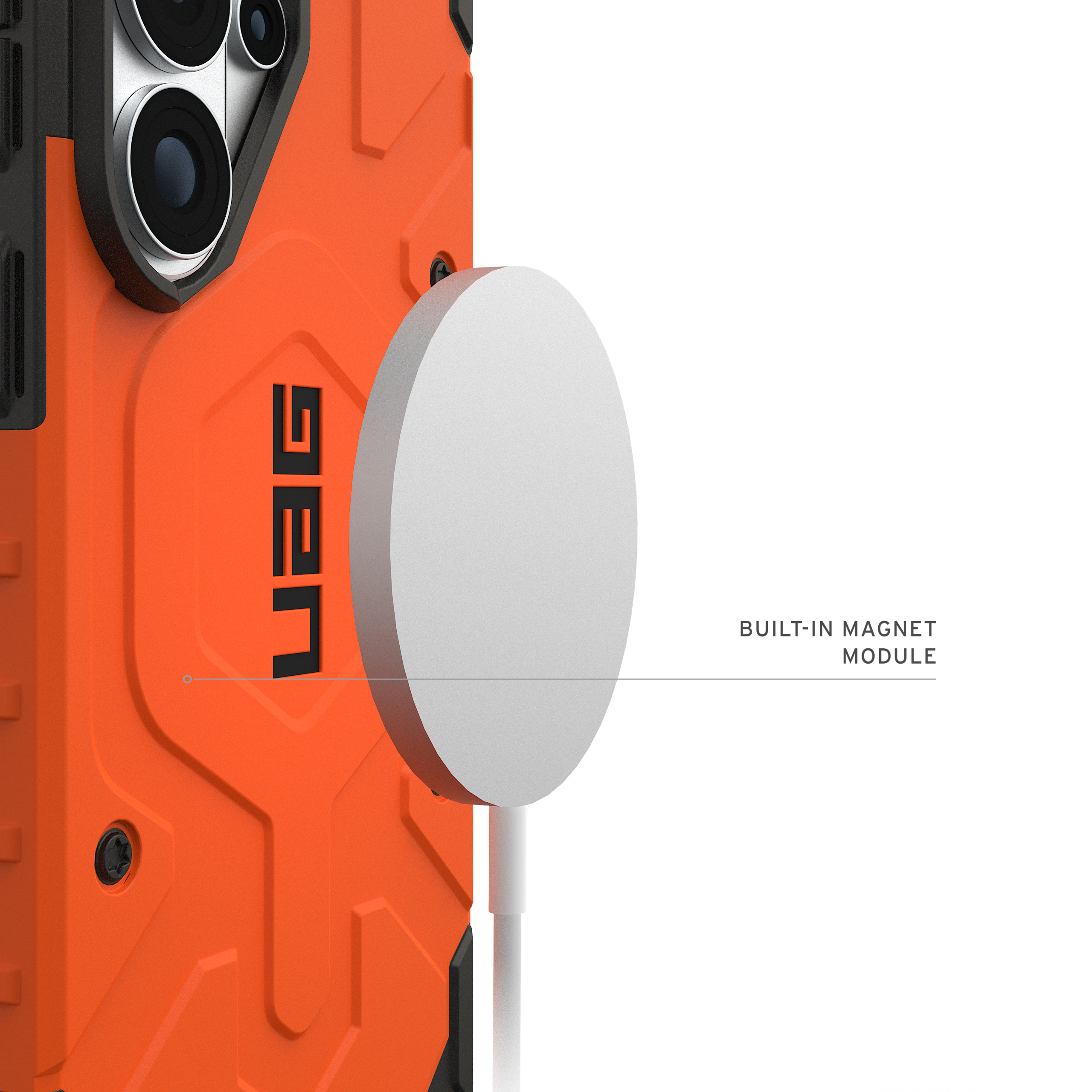 UAG Pathfinder Case with Magnets for Samsung Galaxy S26 Ultra - Orange