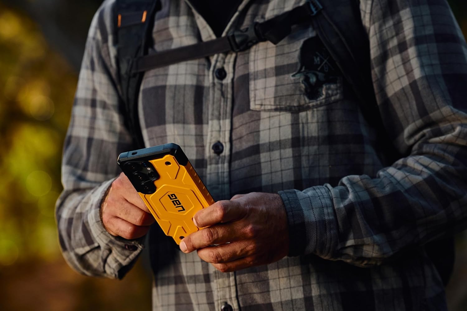 UAG Pathfinder Case with Magnets for Samsung Galaxy S25 Ultra - Heritage Yellow