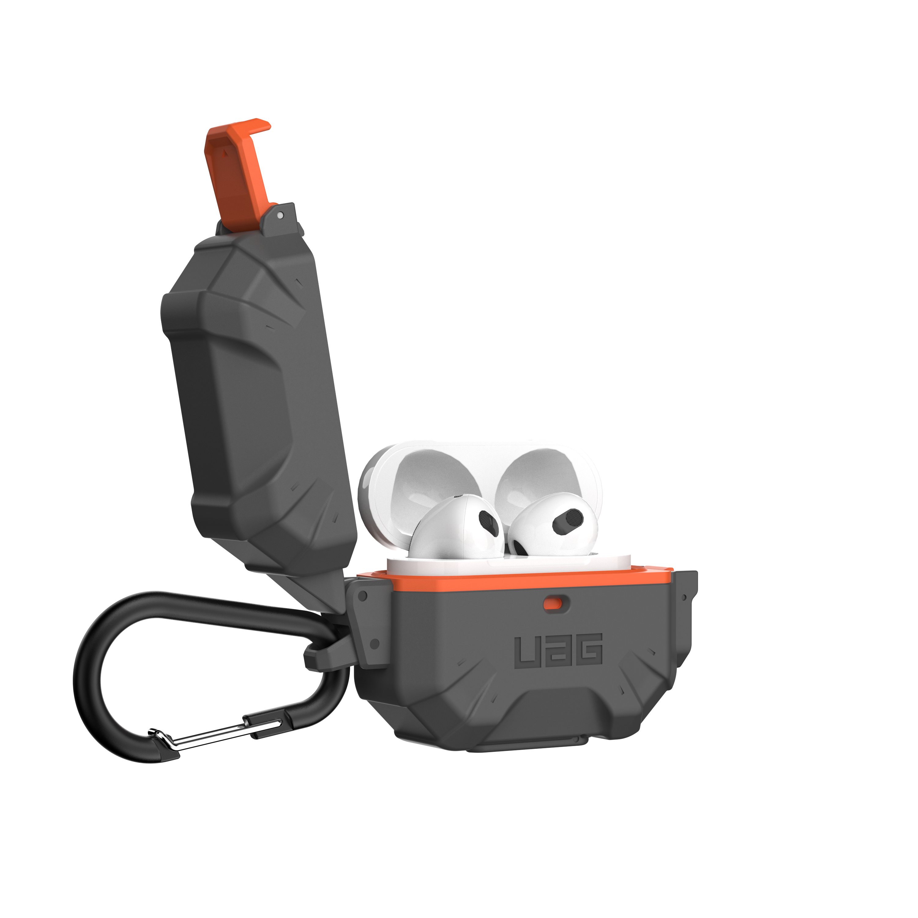 UAG Pathfinder Waterproof Hard Case AirPods 3rd Gen - Silver/Orange