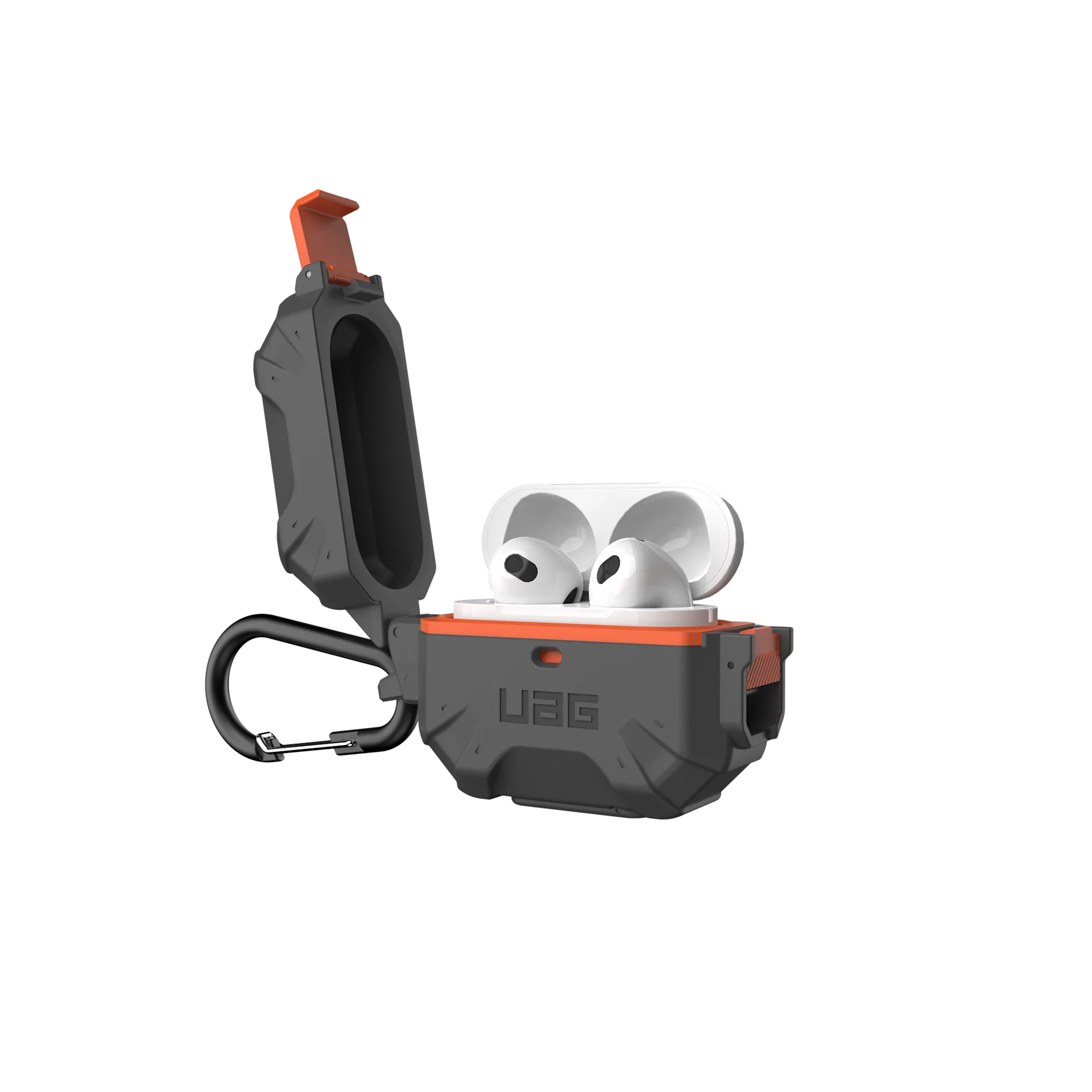 UAG Pathfinder Waterproof Hard Case AirPods 3rd Gen - Silver/Orange