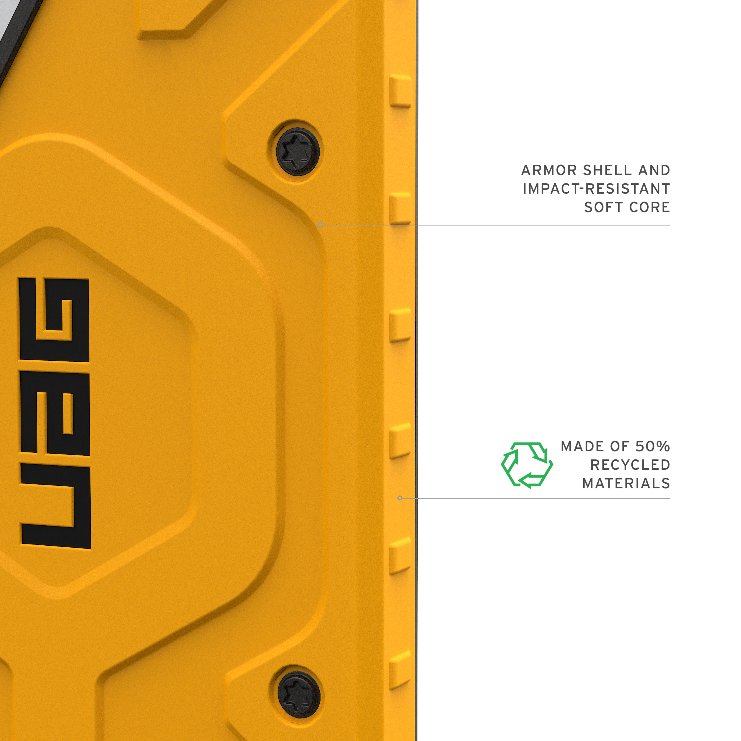 UAG Pathfinder Case with Magnets for Samsung Galaxy S26 Ultra - Heritage Yellow