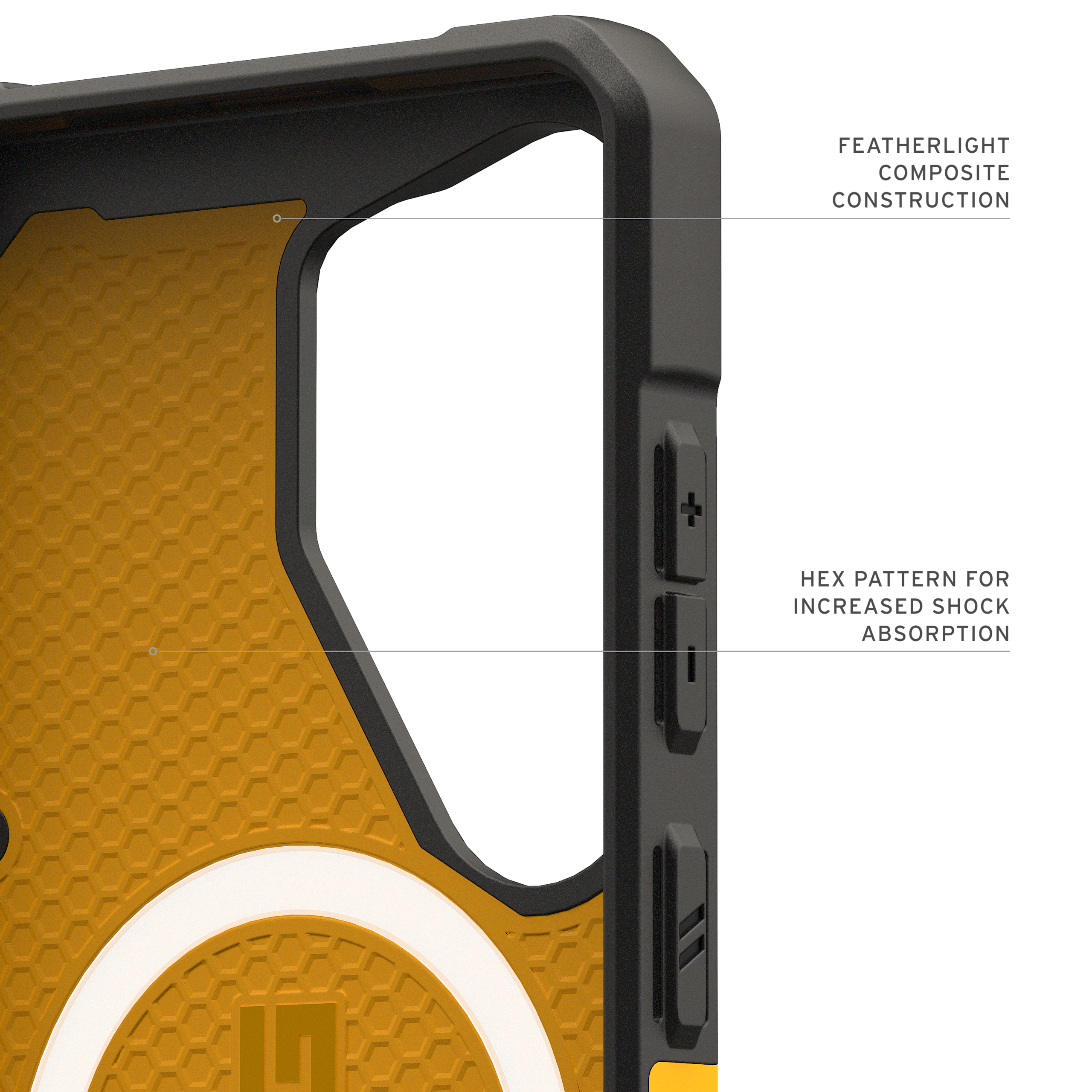UAG Pathfinder Case with Magnets for Samsung Galaxy S26 Ultra - Heritage Yellow