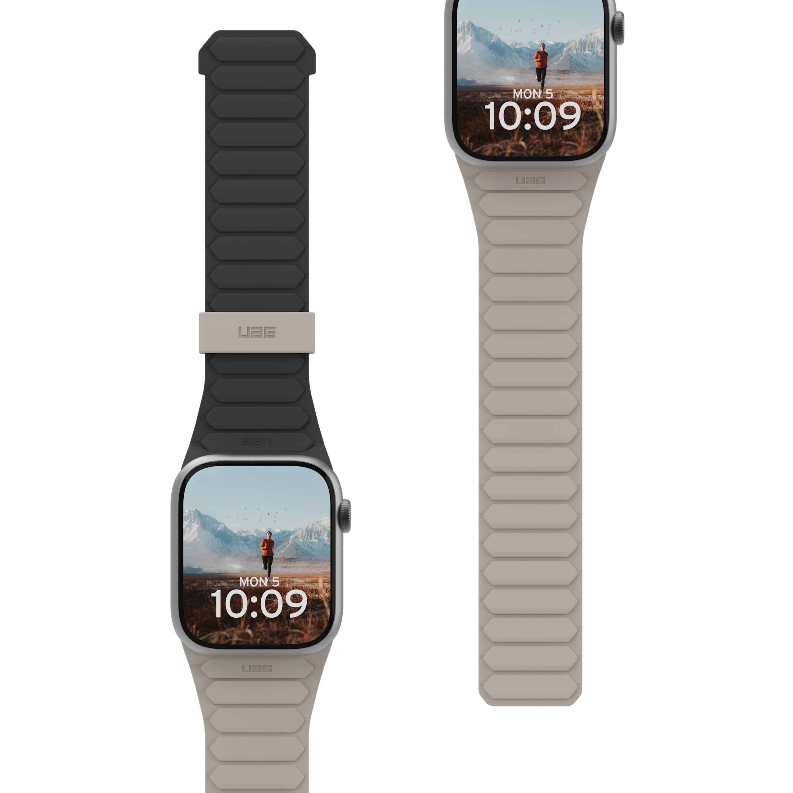 UAG Pathfinder Reversible Strap for Apple Watch 40-42mm - Black Titanium