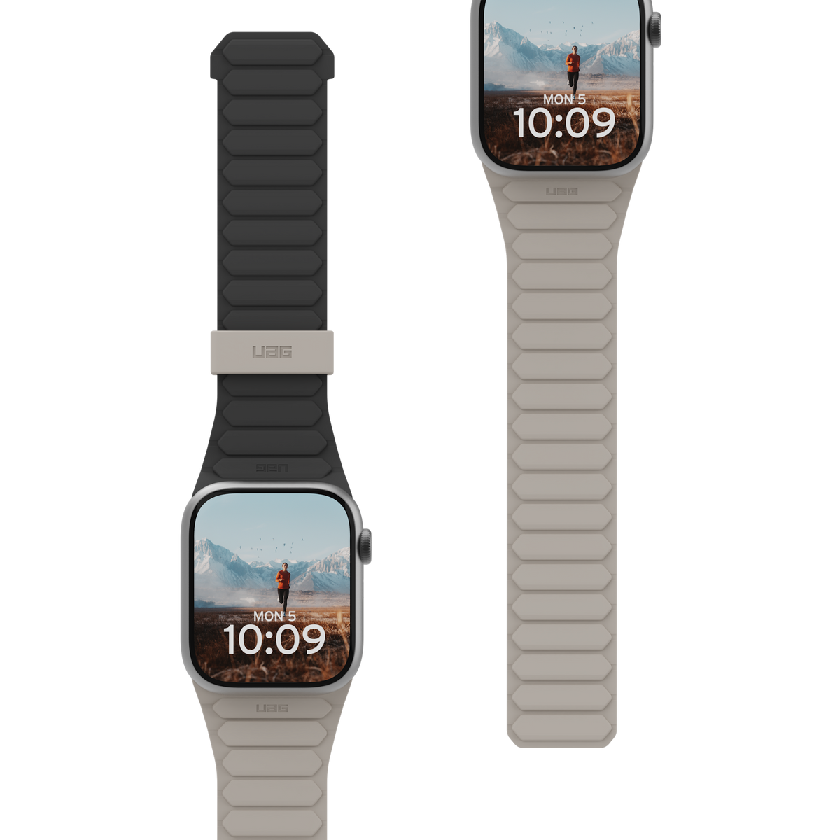 UAG Pathfinder Reversible Strap for Apple Watch 40-42mm - Black Titanium