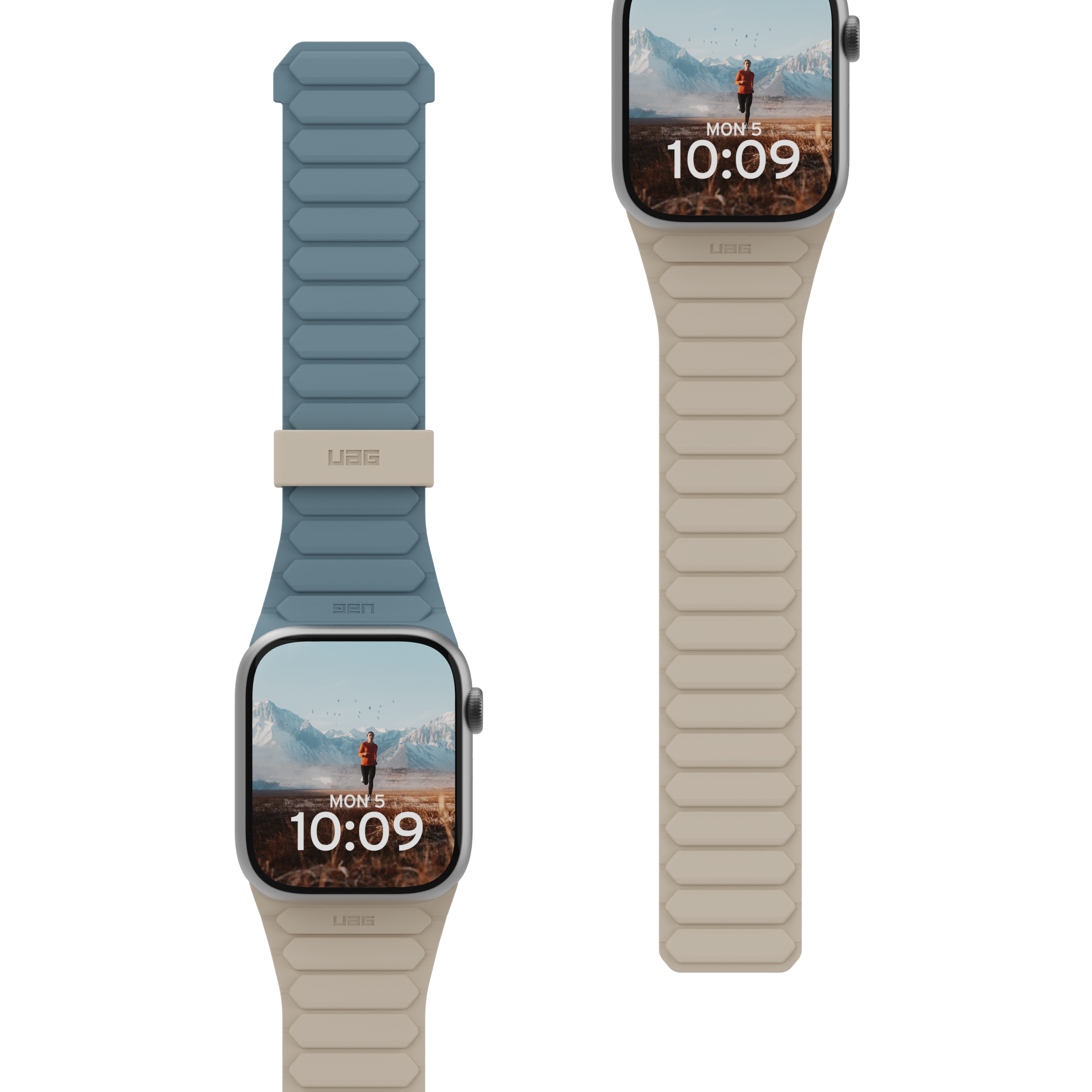 UAG Pathfinder Reversible Strap for Apple Watch 40-42mm -Blue / Dune