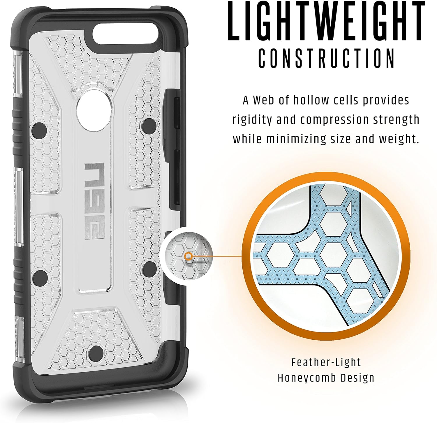 UAG Plasma Tough Clear Case Google Pixel XL 1st Gen - Ice