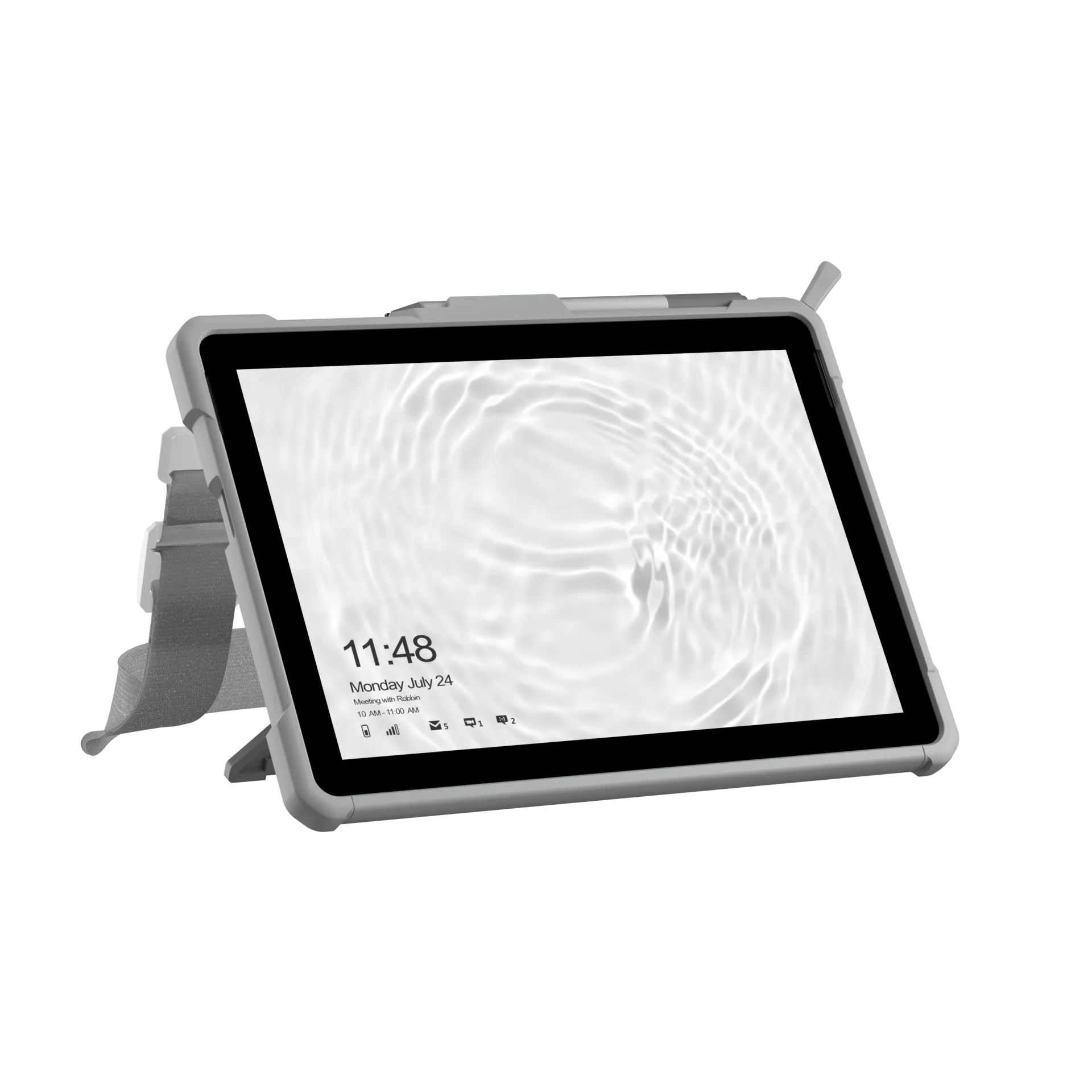 UAG Plasma Healthcare Microsoft Surface Go 4 / 3 / 2 / 1 Hand & Shoulder Strap - White