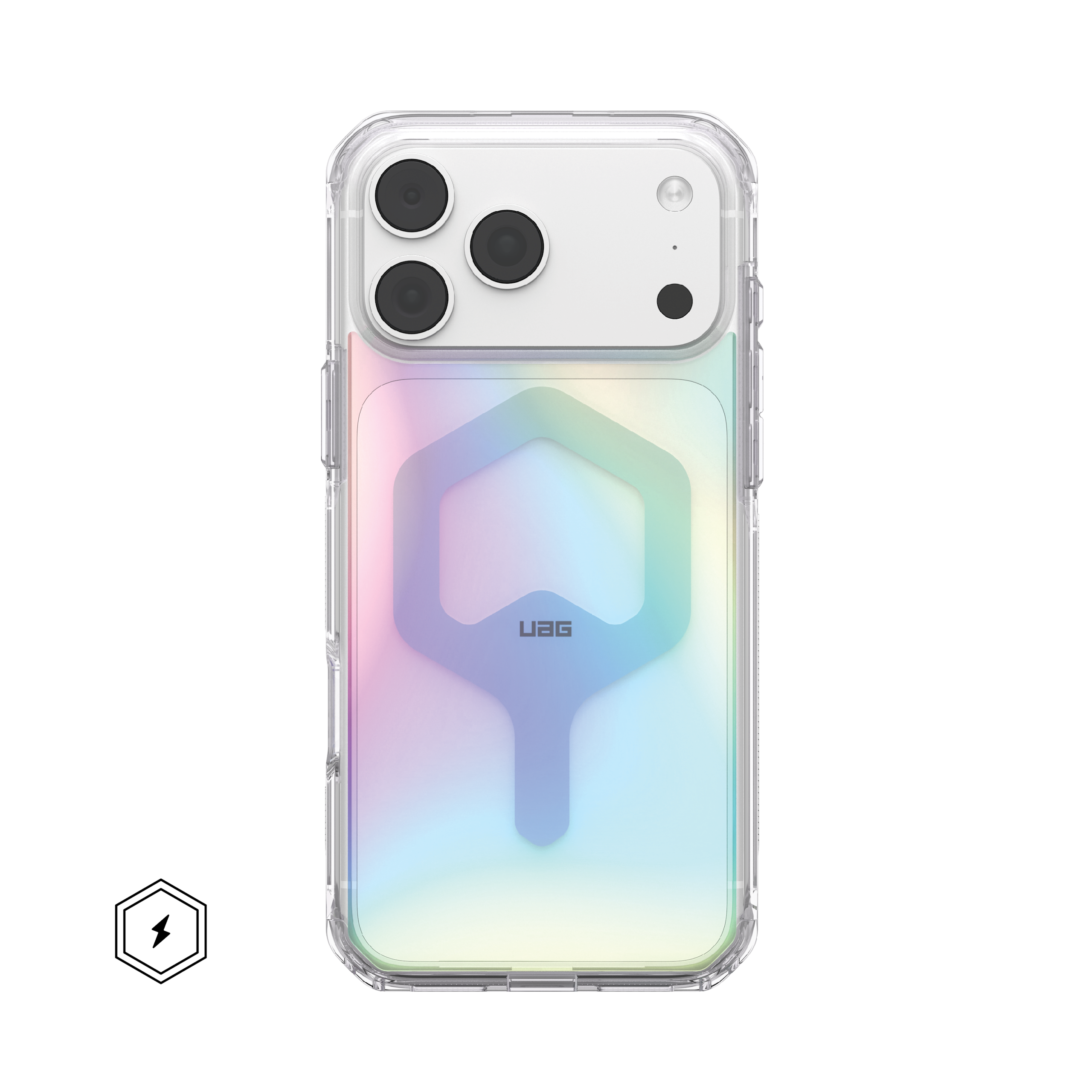 UAG Plyo MagSafe Case for iPhone 18 Pro 6.3 - Iridescent