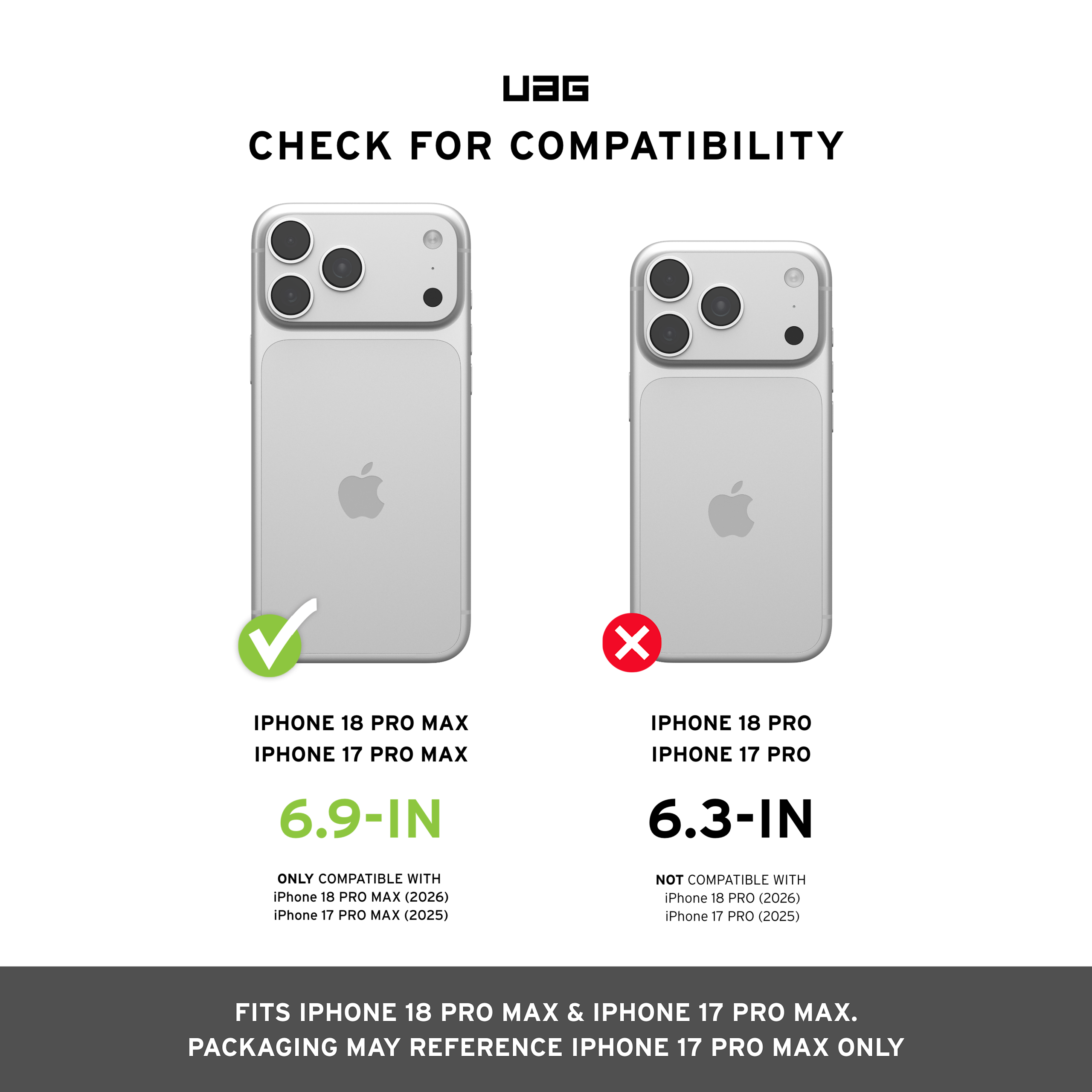 UAG Plyo MagSafe Case for iPhone 18 Pro Max 6.9 - Iridescent